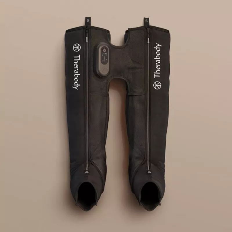 Therabody RecoveryAir JetBoots Prime, izmērs S, melni
