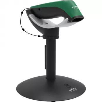 Rokas svītrkoda skeneris Socket Mobile SocketScan S740 — 1D/2D LED, Bluetooth bezvadu, AA NiMH akumulators, 117 g, melns/zaļš