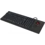 KeySonic KSK-8202ELU-T (UK) tastatūra ar vadu USB QWERTY UK angļu melna