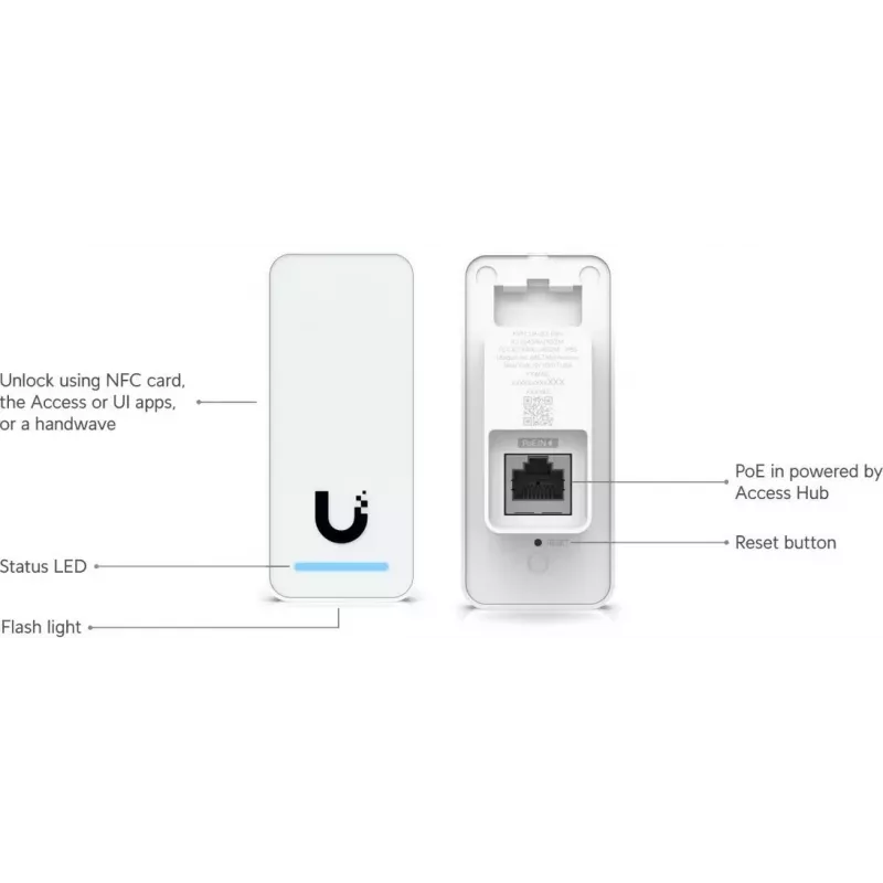 Ubiquiti G2 Starter Kit profesionāla piekļuves kontroles sistēma Sudraba