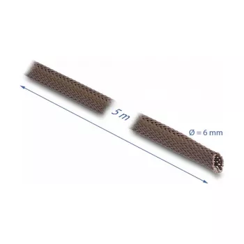 Kabeļa uzmava DeLOCK 20903 Brūna Poliesters 6mm