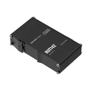Teltonika RUT142 industriālais maršrutētājs WiFi 4, RS232, 2x RJ45 100Mb/s, IP30