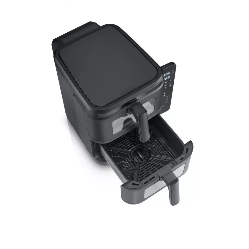 Fritieris SEVERIN FR 2468 S-Fry Duo Stack 2-in-1, dubultā groza dizains
