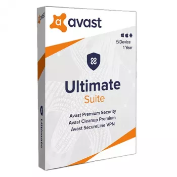 Avast Ultimate licence – 5 ierīcēm, 1 gadam