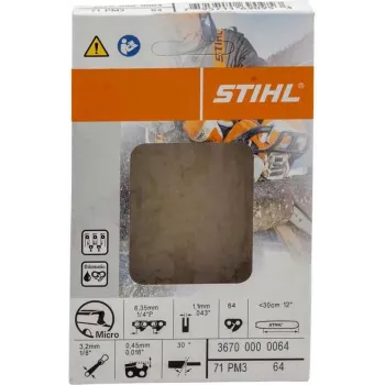 Ķēde zāģim 1/4 inch MSA 160, MS 192 T (3670 000 0064)