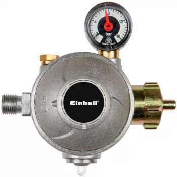 Spiediena regulators EINHELL 2332399, iekšējais spiediena regulators 50 mbar iekštelpu gāzes sildītājiem