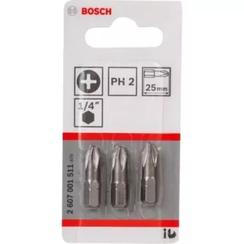 Bosch 2 607 001 511 skrūvgrieža uzgalis 3 gab.