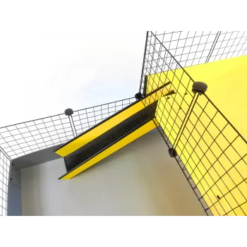 C&C modulārais būris vienstāva 4x2 + Loft 2x1 + Melns rampa