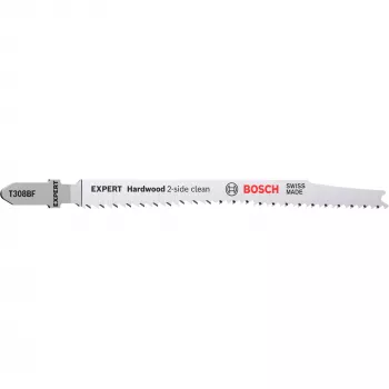 Bosch EXPERT 'HARDWOOD 2-SIDE CLEAN' T308 BF Jigsaw zāģa asmens Bimetal 5 gab.