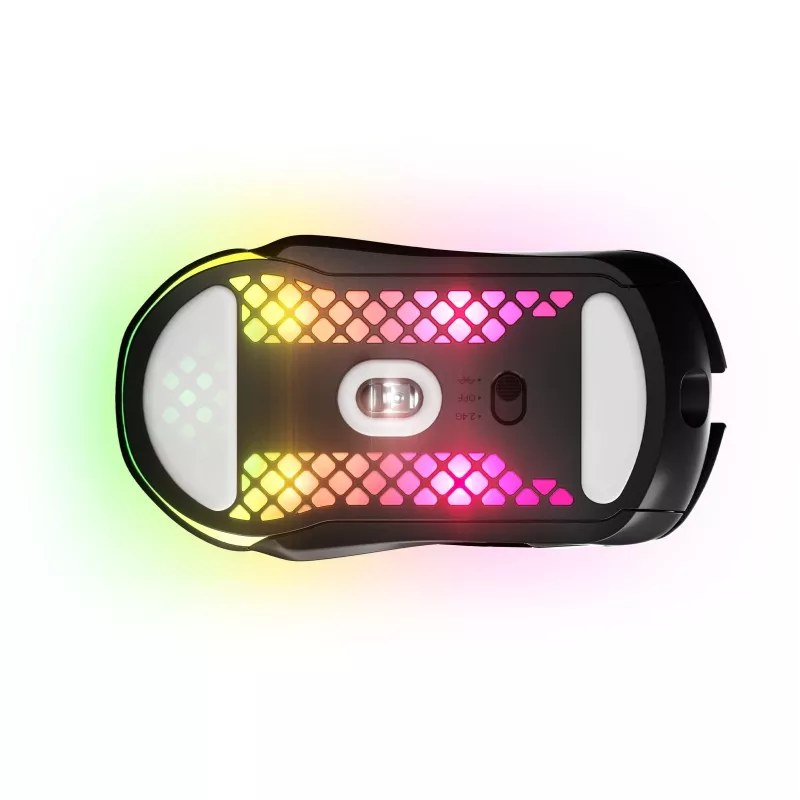 SteelSeries Aerox 5 Wireless optiskā spēļu pele, bezvadu, melna