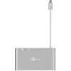 Goobay USB-C™ Multiport-Adapter - All in 1 - Alumīnijs - Sudrabs (62113)