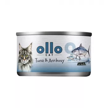 Ollo Tuncis ar anšoviem buljonā Nr.9 70g