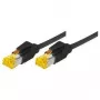 Tecline 722015S Ethernet Patch kabelis melns
