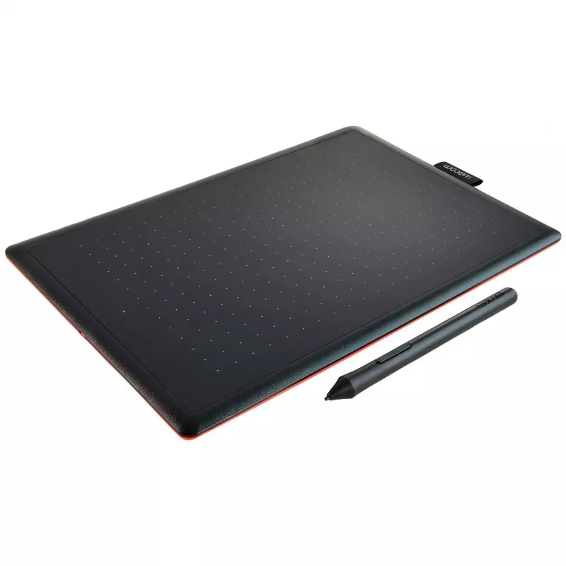 Wacom One by Medium grafiskais planšetdators Melns, Sarkans 2540 lpi 216 x 135 mm USB