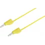 VOLTCRAFT MSB-300-0.5-GB mērīšanas vads 4 mm spraudnis - 4 mm spraudnis, 0,5 m, dzeltens