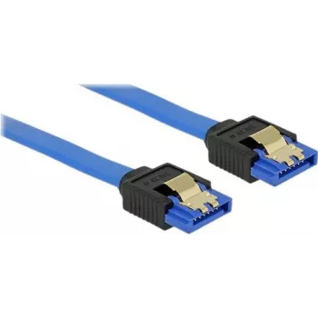 SATA kabelis DeLOCK 84979 0.5 m SATA 7-pin Melns Zils