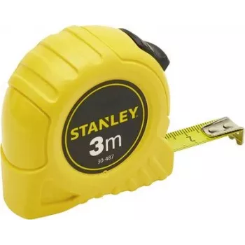 Mērlente Stanley Global 3m Dzeltena 0-30-487