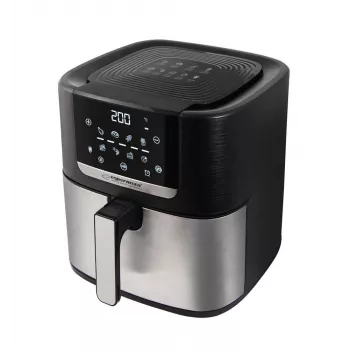 Gaisa fritieris ESPERANZA EKA004 — 8 L, 1700 W, 8 programmas, skārienvadība, nerūsējošais tērauds