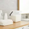 Plastmasas mazgāšanas līdzekļa tvertne Rotho Basic 9 L modelis 1770101100RP, balta, ar vāku un pakarināšanas caurumu