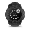 Garmin Instinct 3 Solar Tactical Edition 50 mm viedais pulkstenis, melns, ar silikona siksniņu