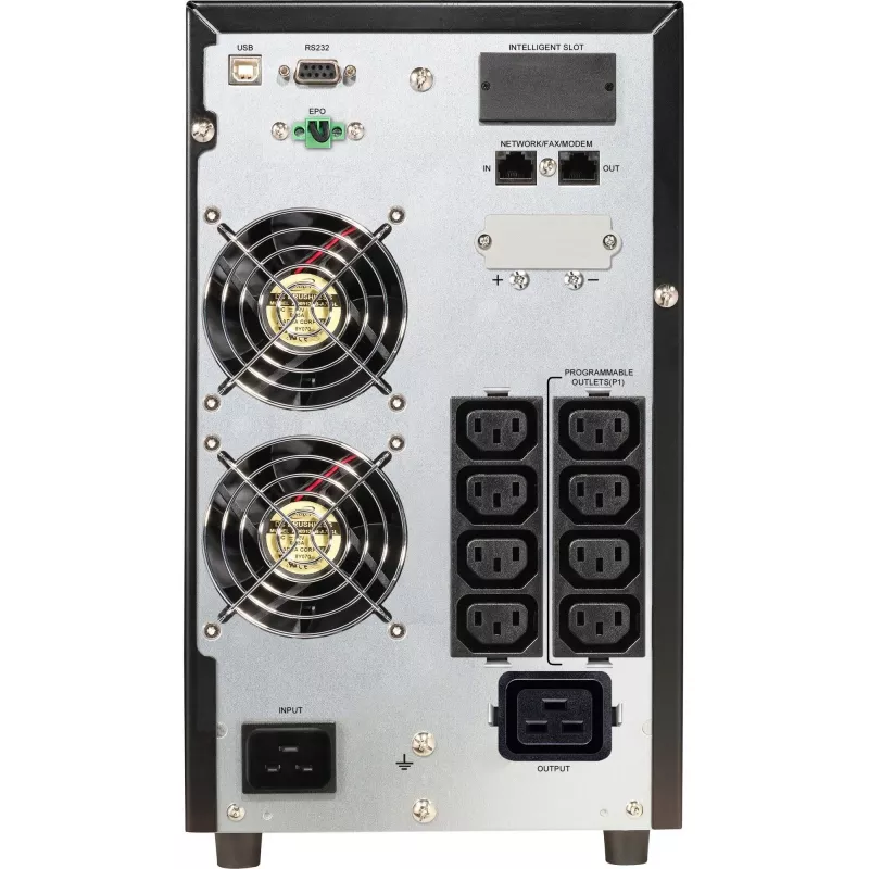 PowerWalker VFI 3000 CG PF1 Nepārtrauktās barošanas avots (UPS) 3 kVA / 3000 W, 9 kontaktligzdas