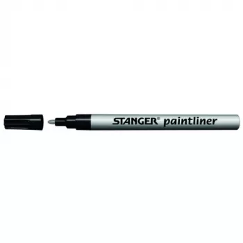 Marķieris Stanger Paintliner B10 sudraba uzgalis 1–2 mm precīzai līniju marķēšanai