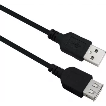 USB pagarinātāja kabelis Helos 288312 3 m USB 2.0, vīriešu–sieviešu pagarinātājs