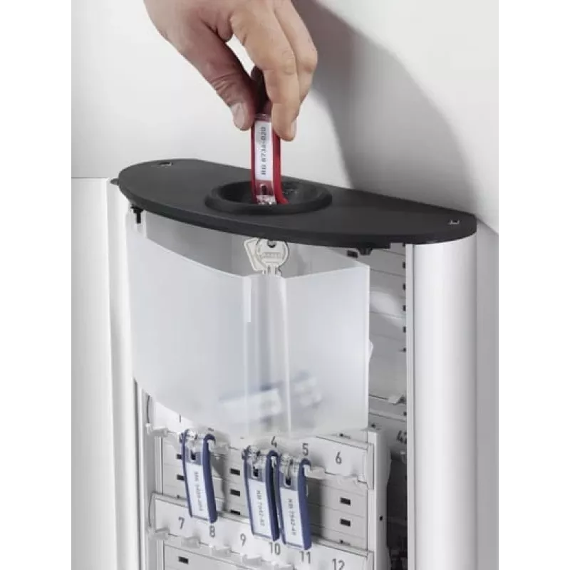 Durable Key Box 1968-23 Sudraba atslēgu kaste ar 54 āķiem