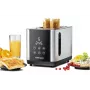 Toasteris Rommelsbacher TO850, 2 šķēlēm, 850 W, nerūsējošais tērauds/melns, XL spraugas