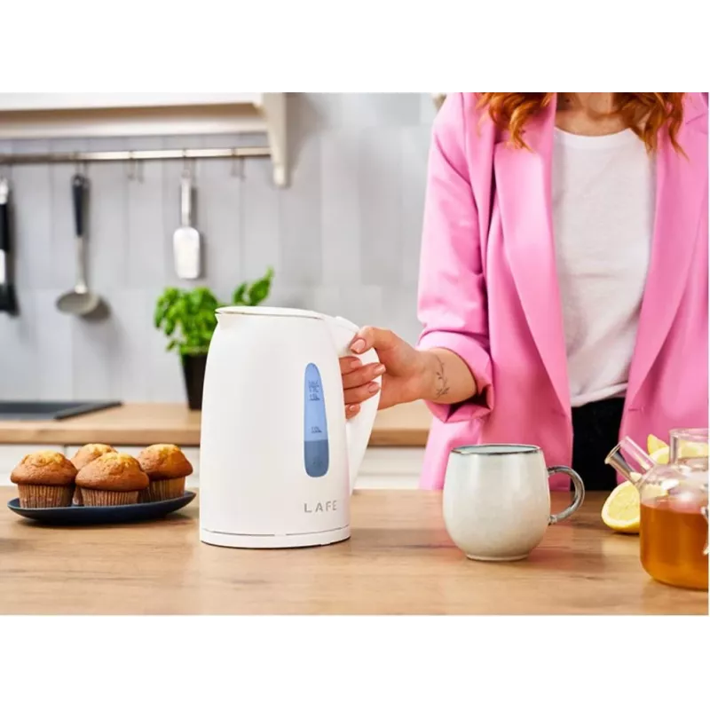 Elektriskā tējkanna Lafe Essential balta