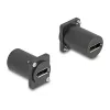 DeLOCK D-Type modulis DisplayPort ligzda-ligzda 4K melns