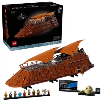 LEGO Star Wars komplekts Džabas liellaiva 75397 — 3943 gabali, 11 minifigūras, vecums 18+