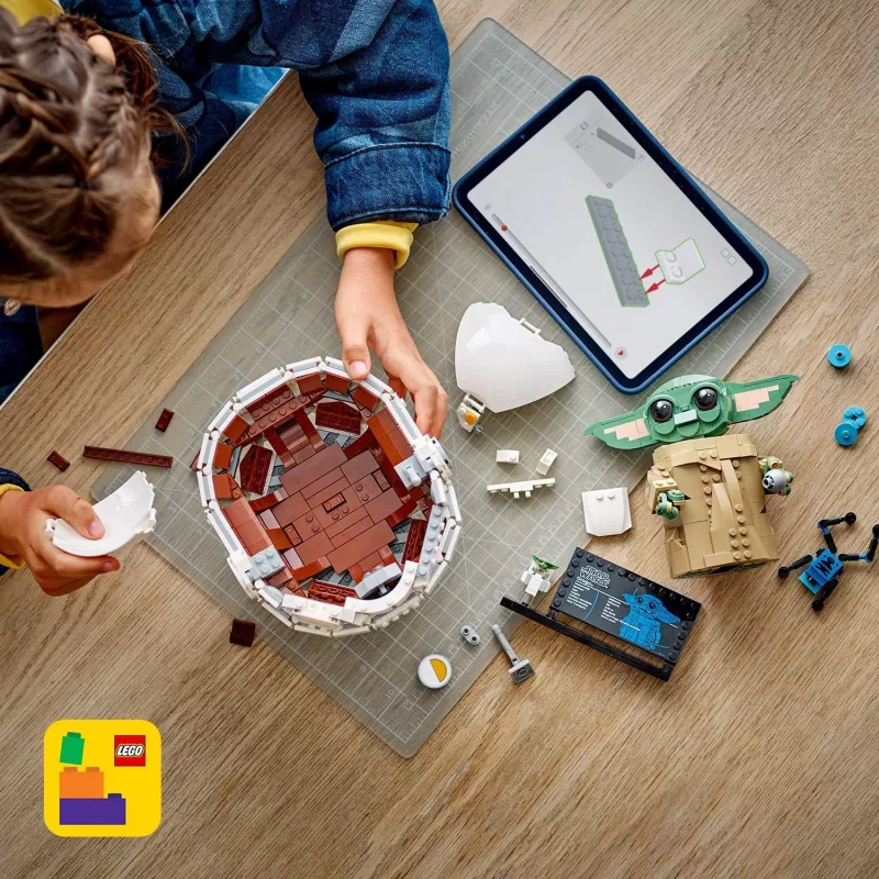 LEGO STAR WARS 75403 Grogu ar peldošu ratiņu