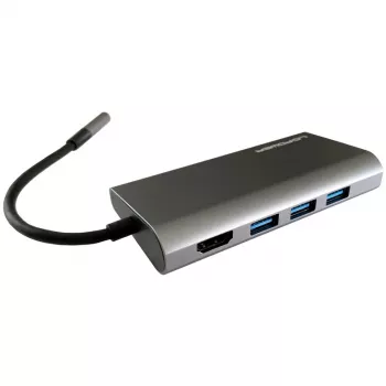 Doka klēpjdatoram LC-Power LC-HUB-C-MULTI-5 USB 3.2 Gen 1 Type-C vadu