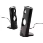 2-virzienu vadu PC skaļruņi Audiocore AC860, 2.0 kanāli, 4 W RMS, USB barošana, 3.5 mm ieeja, melni