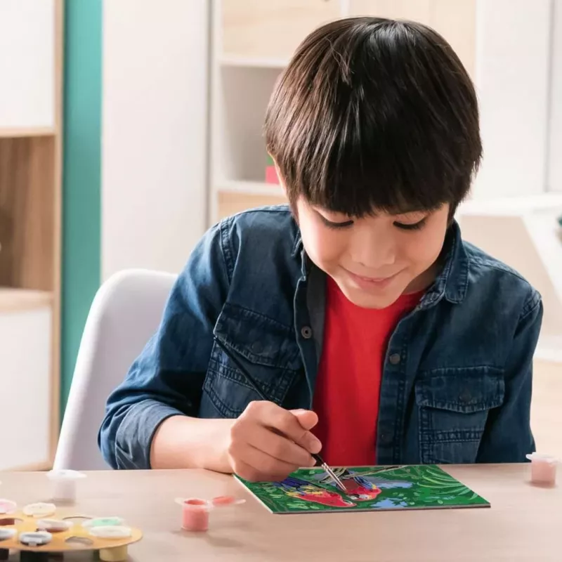 Ravensburger Krāsošana pēc numuriem - Krāsaini Papagaiļi