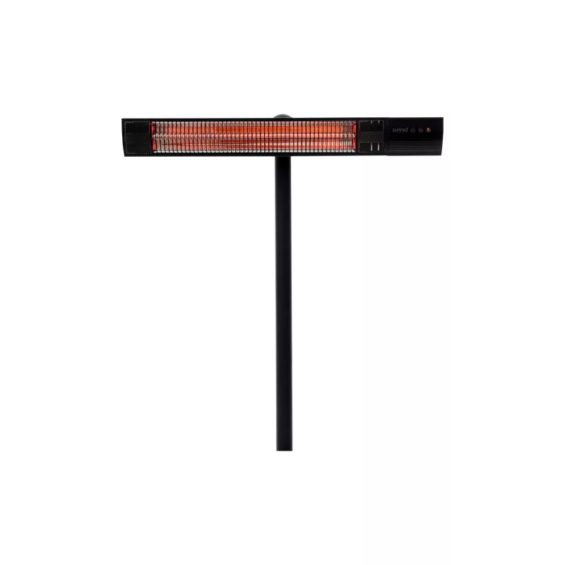 SUNRED RD-DARK-25S Tumšais stāvošais infrasarkanais sildītājs, 2500 W, melns, IP55