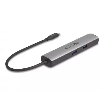 DeLOCK USB Type-C dokstacija 8K HDMI USB 10 Gbps 2.5 Gigabit LAN PD 100W