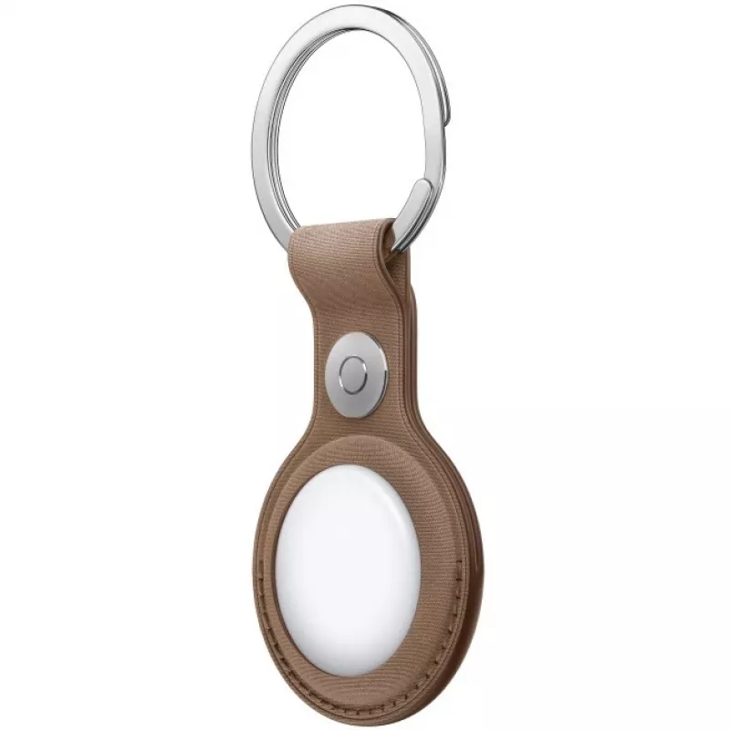 APPLE AirTag FineWoven Atslēgu Gredzens Taupe