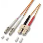 Lightwin LDP-50 LC-SC 10.0 optiskās šķiedras kabelis 10 m oranžs (LDP-50 LC-SC 10.0)