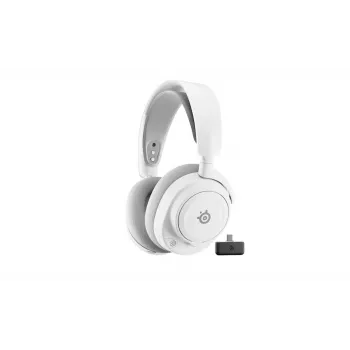 Steelseries Arctis Nova 7P Wireless Gen 2 Bezvadu un vadu spēļu austiņas, balta