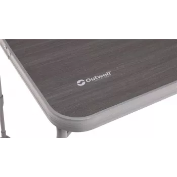 Galds Outwell Coledale M Grey — alumīnija virsma un rāmis, 680×1000 mm, augstums 56 cm