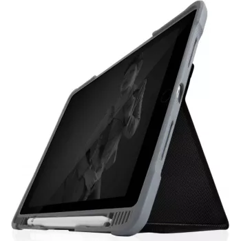 STM Dux Plus DUO Maciņš | Apple iPad 10,2 (2021 - 2019) | melns/caurspīdīgs | STM-222-236JU-01