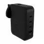 Hyper HyperJuice 145W USB-C GaN Ceļojumu Lādētājs ar 4 Portiem - Melns