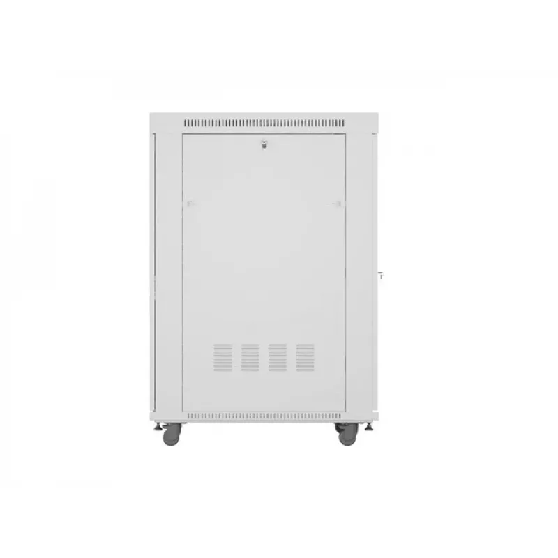 Grīdas stāvošs 19 inch servera skapis 27U 800x1000 mm pelēks perforēts ar LCD durvīm LANBERG (plakanā iepakojumā)