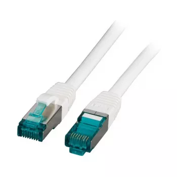 EFB-Elektronik RJ45 savienojuma kabelis Cat.6A S/FTP LSZH Balts 7,5m
