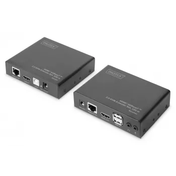 Digitus 4K HDMI HDBaseT™ 2.0 KVM pagarinātāju komplekts, 100 m