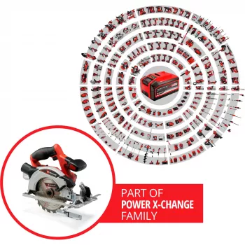 Einhell TE-CS 18/165-1 Li - Solo Bezvadu ripzāģis 16.5 cm Melns, Sarkans, Sudrabs 4200 RPM