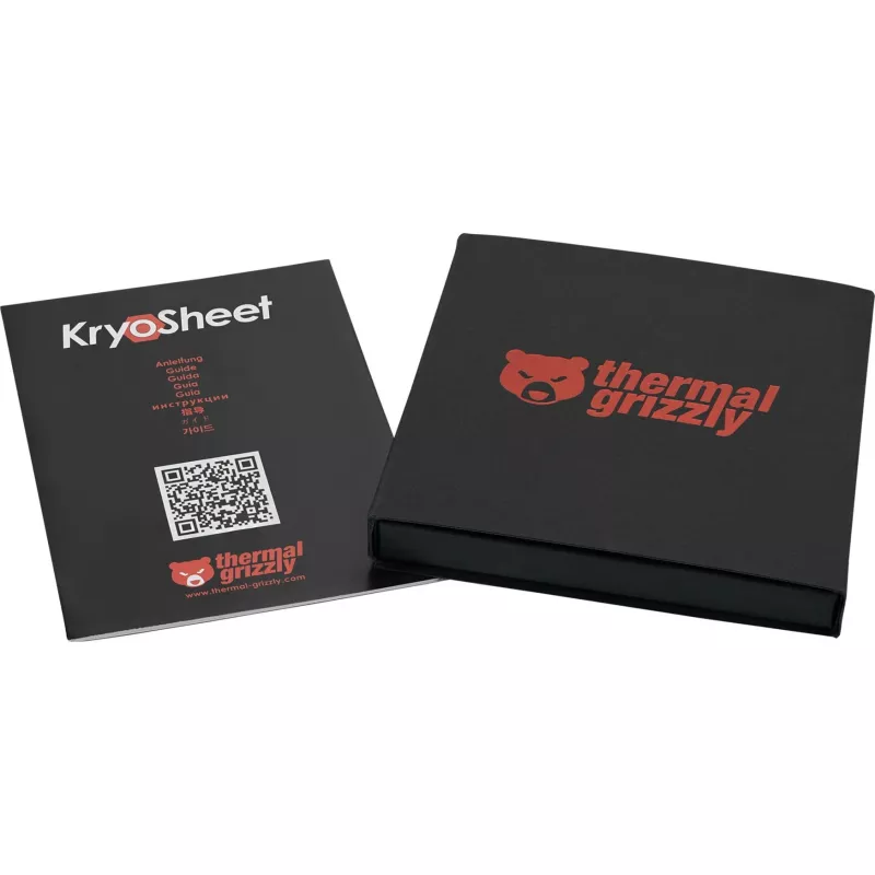 Termo spilventiņš Thermal Grizzly KryoSheet 68×51 mm Antracīts, 1 g