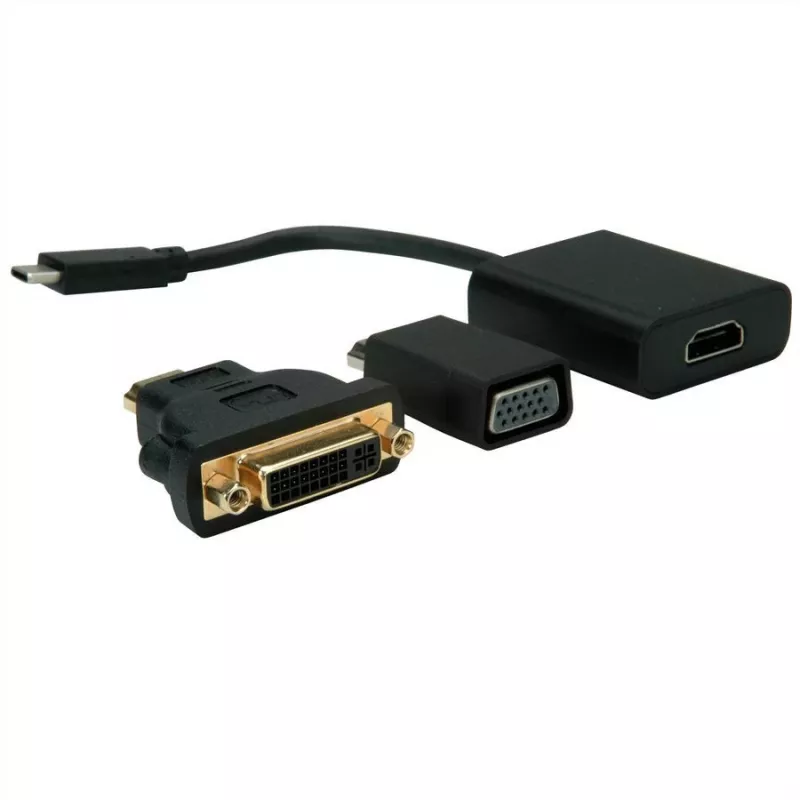 VALUE ārējais video adapteris - USB-C 3.1 - HDMI - Melns